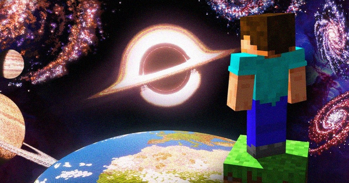 More information about "Ένας παίκτης του Minecraft ξεκίνησε να χτίσει το γνωστό σύμπαν μέσα στο παιχνίδι"