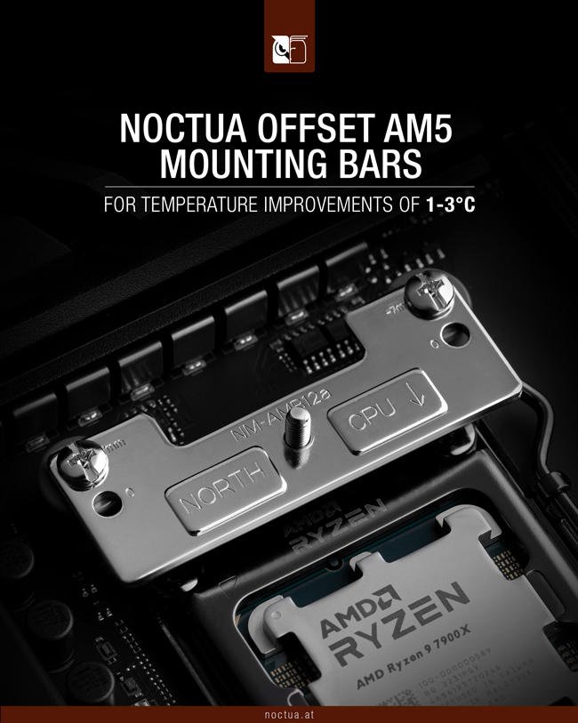 More information about "Noctua releases offset mounting for improved cooling performance on AMD AM5 processors"