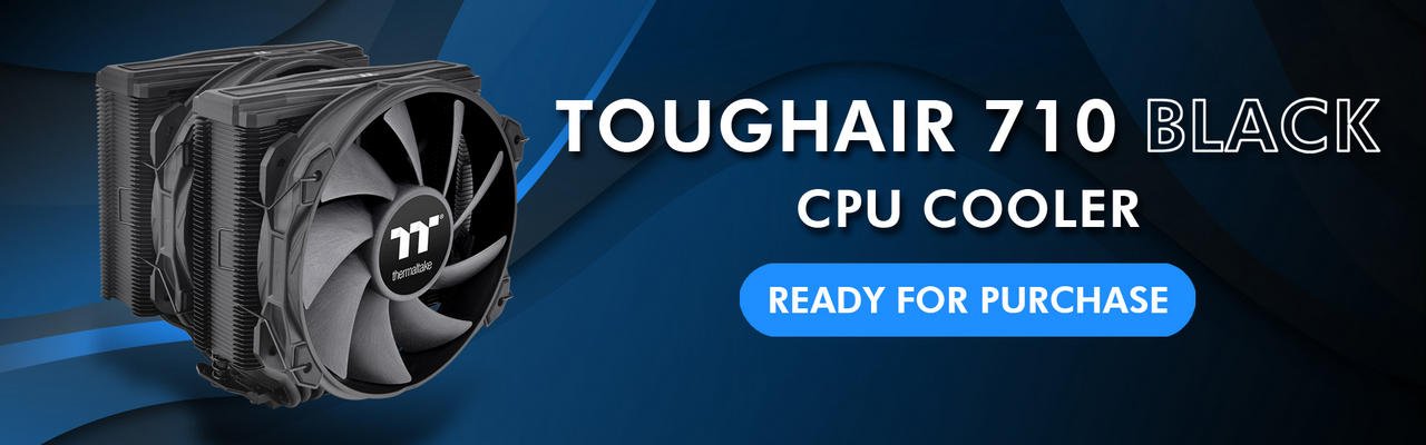 More information about "Thermaltake Introduces the New-Colored TOUGHAIR 710 CPU Cooler in Black"