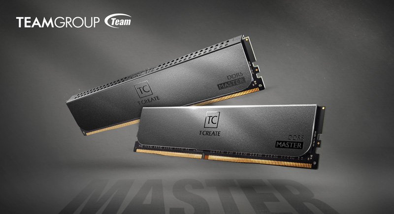 More information about "TEAMGROUP T-CREATE Launches MASTER DDR5 OC R-DIMM. Creating a New Generation of DDR5 Memory with Innovative Technology"