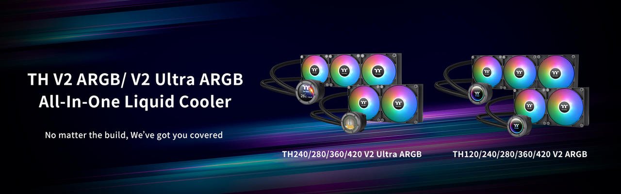 More information about "Thermaltake Releases the Upgraded TH V2 ARGB Sync AIO Liquid Cooler Series"