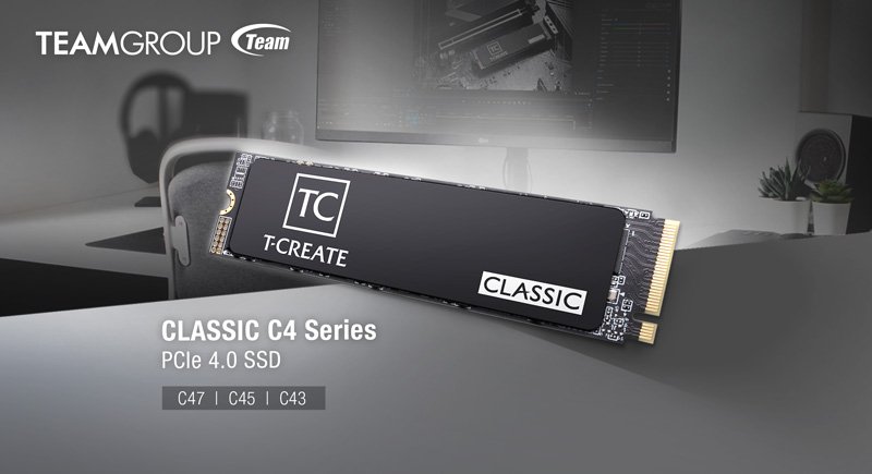 More information about "TEAMGROUP launches T-CREATE CLASSIC C4 Series PCIe 4.0 SSD"