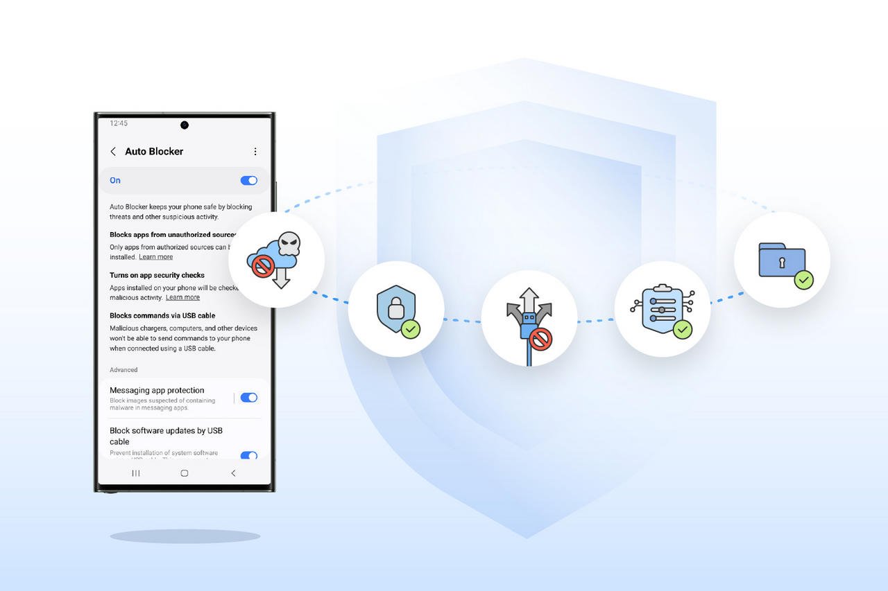 More information about "Η Samsung παρουσιάζει το νέο χαρακτηριστικό Auto Blocker για ακόμα μεγαλύτερη προστασία Samsung συσκευών"