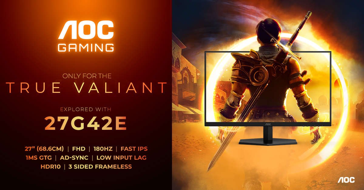 More information about "Η σειρά οθονών G42 της AOC GAMING επαναπροσδιορίζει την υψηλή ανανέωση στο gaming"