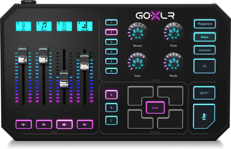 More information about "TC Helicon GoXLR audio mixer-interface"